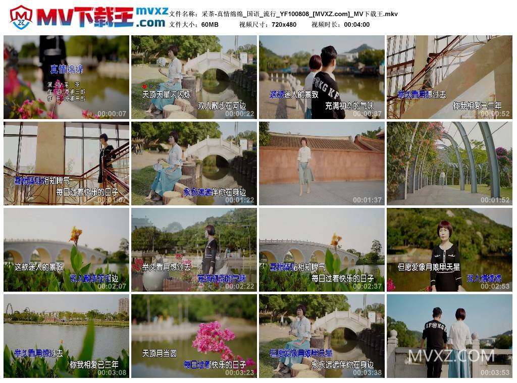 采茶-真情绵绵_国语_流行_YF100808